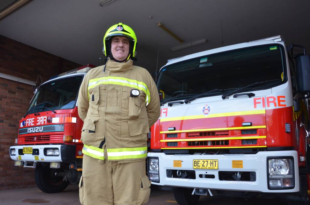 DEPUTY DUTIES: Andrew Johns has stepped up to the deputy captain role at Fire and Rescue NSW Gunnedah.