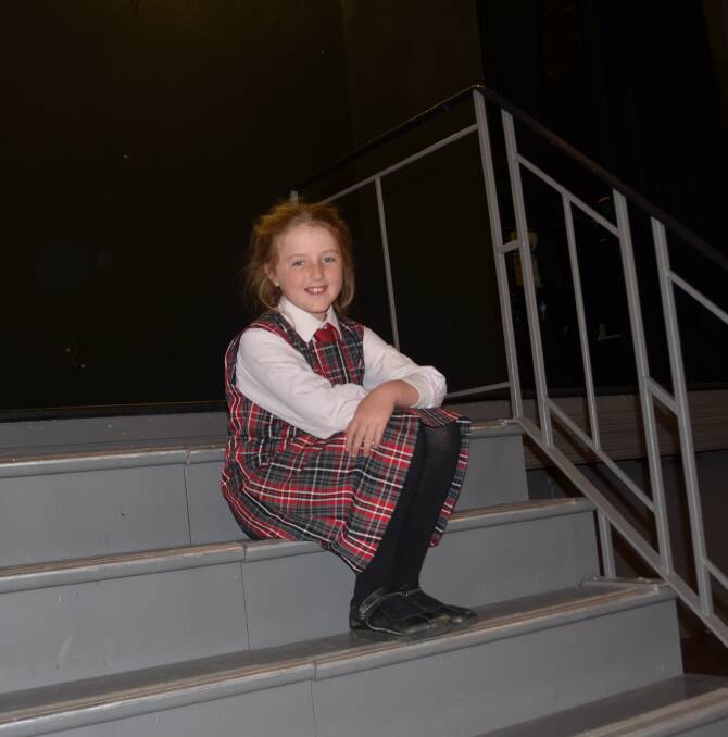 CASTING CALL: Gunnedah youngster Olivia Heath successfully auditioned for a part in Tamworth Musical Society's presentation of Annie.