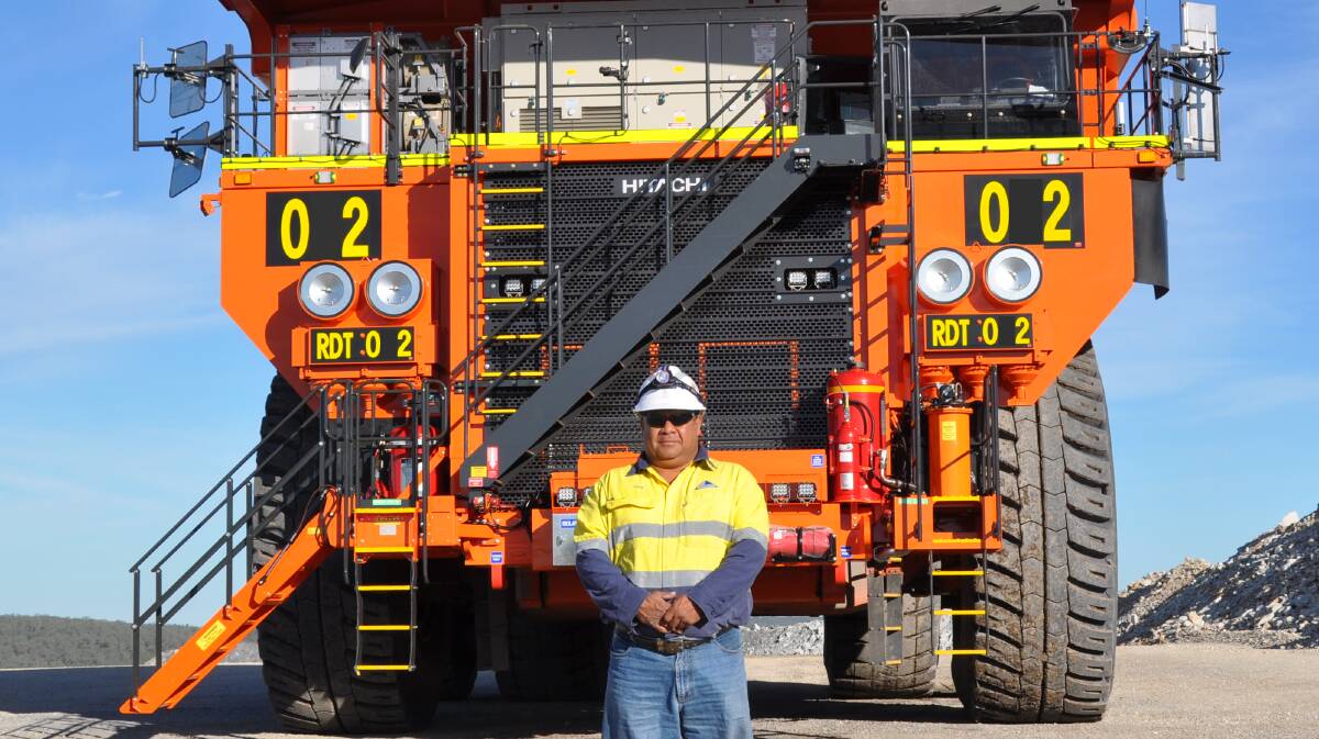 EQUAL OPPORTUNITY: Maules Creek Coal Mine operator Paul Sampson is among 80 Indigenous employees at Whitehaven.