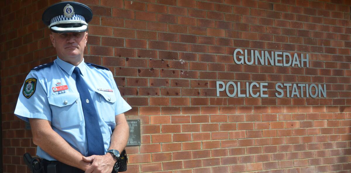 OUT IN FORCE: Police Inspector Michael Wurth has joined the ranks in Gunnedah.