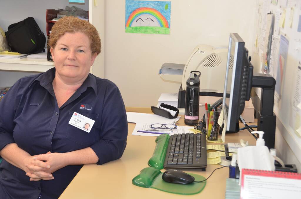 WOMEN'S HEALTH: Gunnedah Health Service community health registered nurse Susan Helps encourages women to take an hour out of their day for vital women's health checks and screenings.