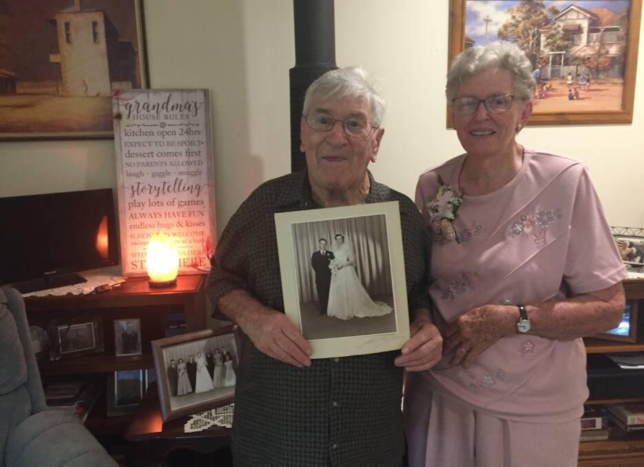 DIAMOND ANNIVERSARY: Gunnedah couple Robert and Shirley Anderson recently celebrated their 60th wedding anniversary.