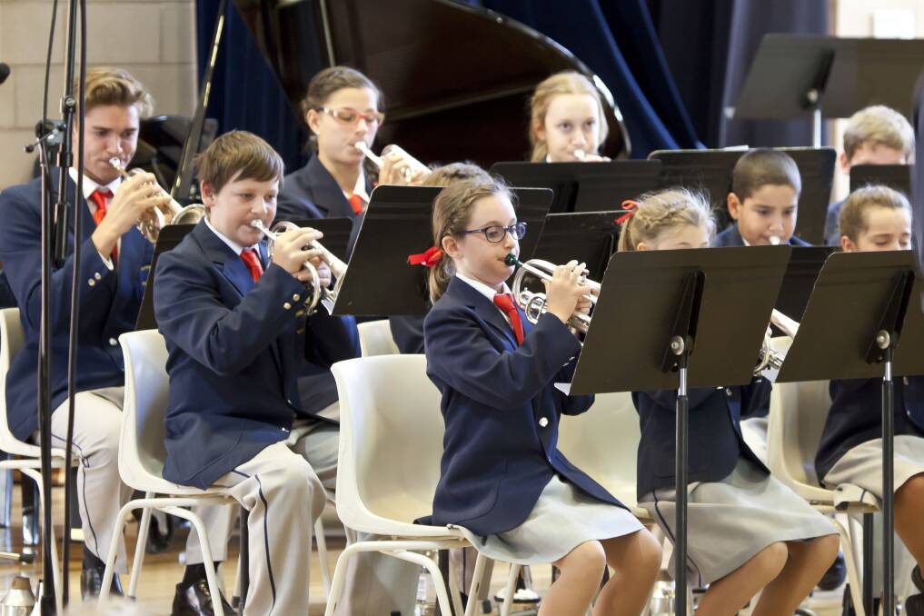 PREPARATION: Gunnedah Shire Band will hold a concert in Gunnedah before travelling to Launceston for the 2017 Yamaha Australian National Band Championships. Photo: Les Alker