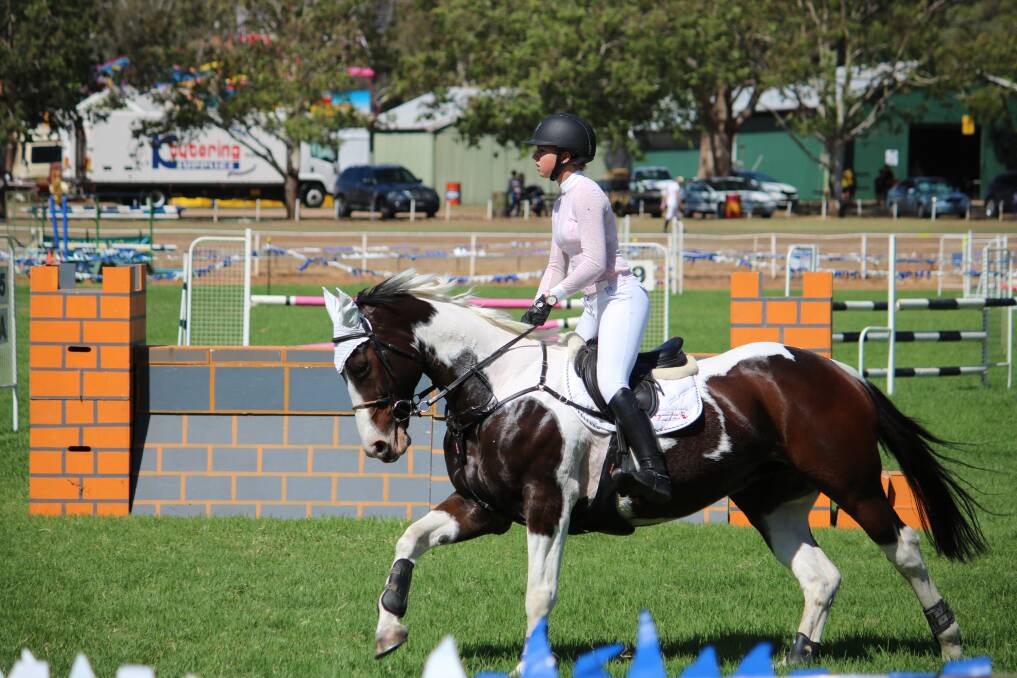 Gunnedah Showground is used for equine events. This photo was taken at this year's show.