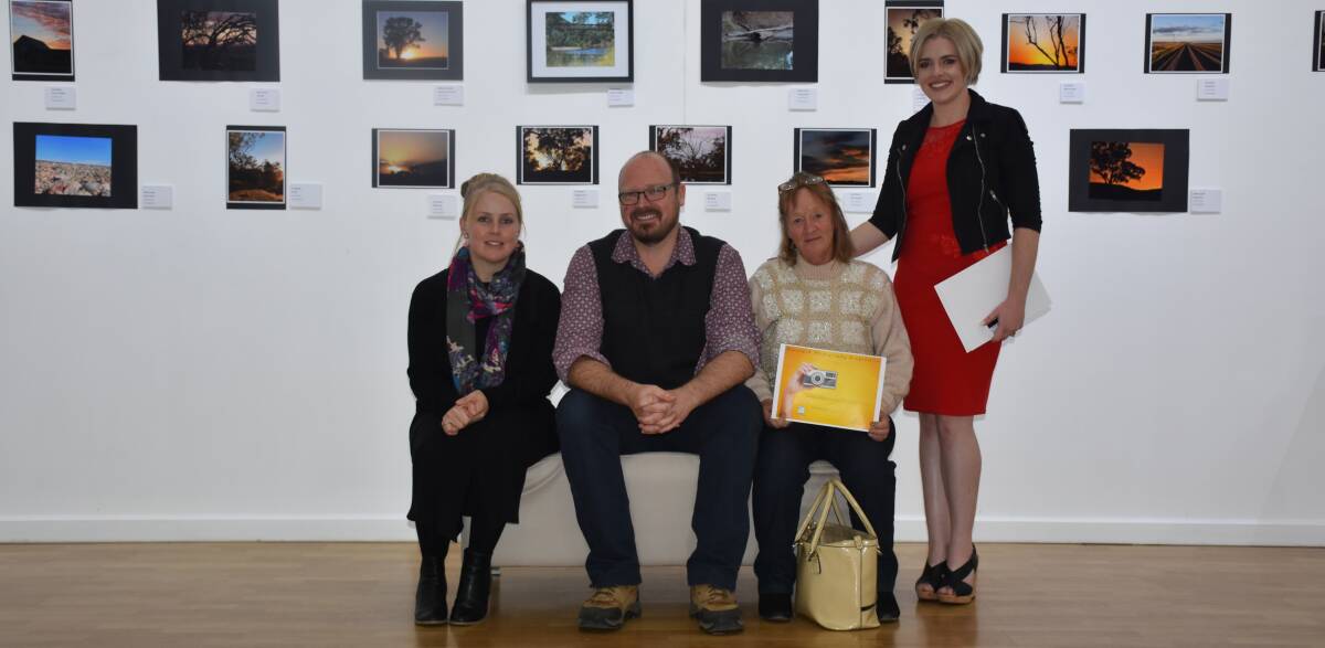 ON DISPLAY: Council's acting manager of communications and cultural services Ashley Gardner with photography judge Andrew Pearson, Cheryl Nugent and Catherine Fogarty at Friday's exhibition opening. Photo: Supplied 