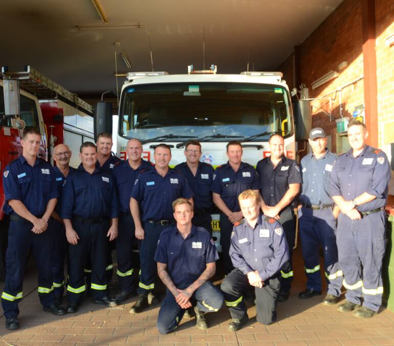 HERE TO HELP: The team from NSW Fire and Rescue Gunnedah are urging locals to be prepared ahead of this years fire season. Photo: Billy Jupp