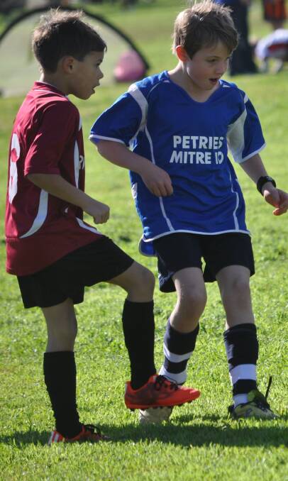 Junior players keep a careful watch on play last weekend in Gunnedah.