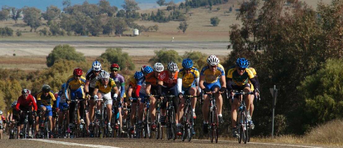 Big boost: Weather permitting, Saturday's Sundowner cycle race in Gunnedah will be a welcome shot in the arm for the local economy.