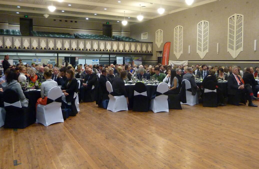 It was a healthy attendance at the awards night last week, hosted by the chamber of commerce.