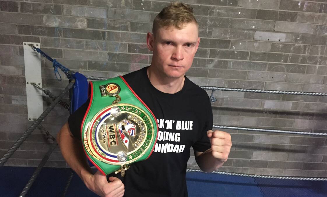 Ready to rumble: Boxer Wade Ryan is back on familiar territory for his next bout on April 7 in Gunnedah when he faces Brisbane-based Pramool Boonpok.