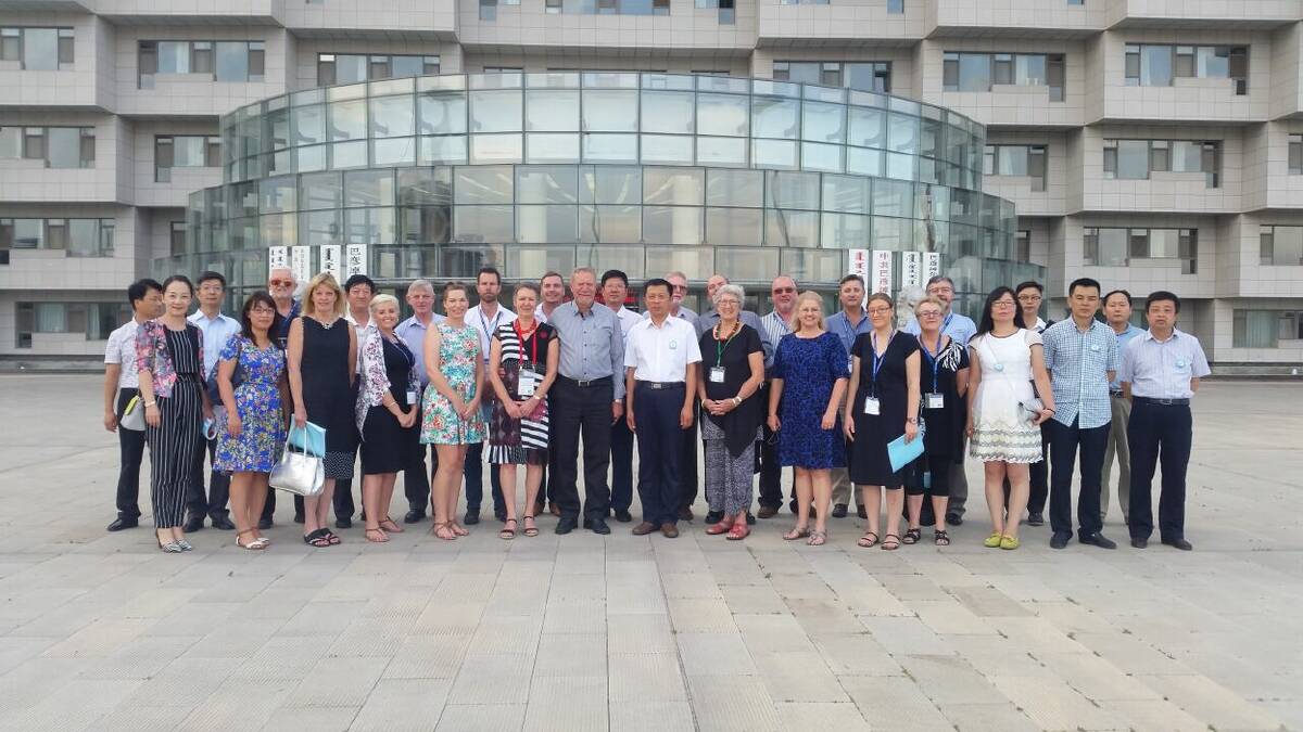 Gunnedah delegates in China during a previous trade mission. Representatives from the latest trip are due to return in Gunnedah soon.