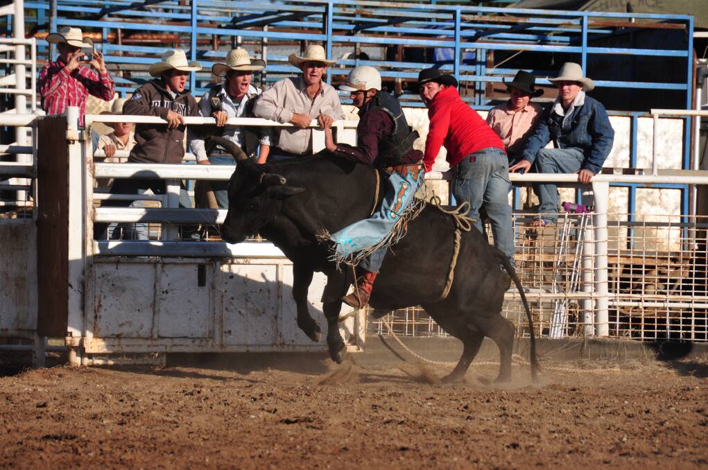Plenty of locals are involved with the bull ride. Photo: Supplied 