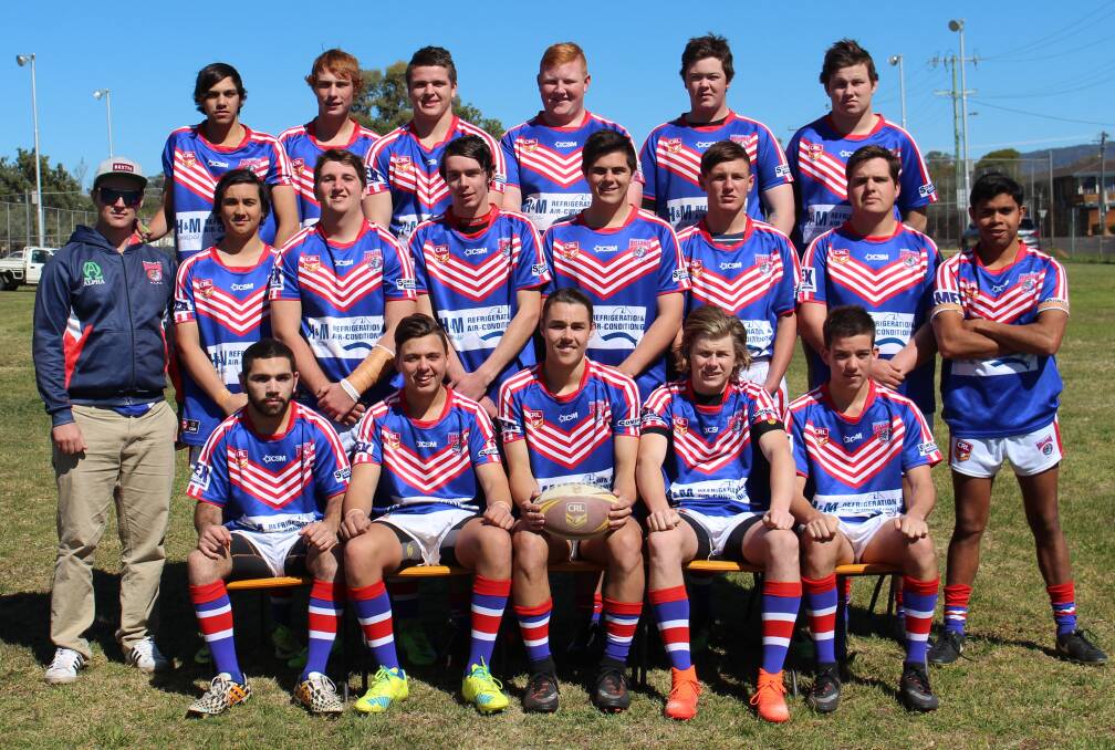BUILDING: The Gunnedah under 18s side. Photo: Supplied