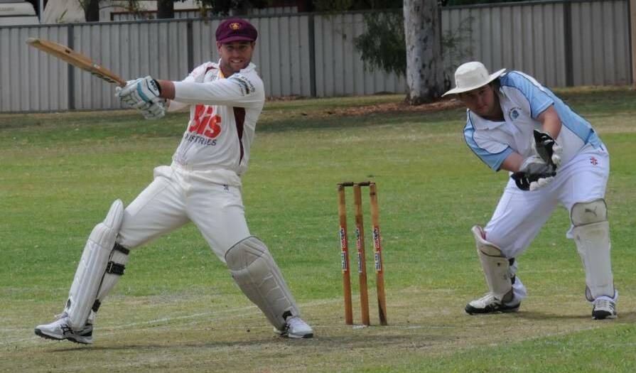HORROR OUTCOME: Albion's James Mack and many others may have to put away their stroke-making if the upcoming Gunnedah cricket season is scrapped.