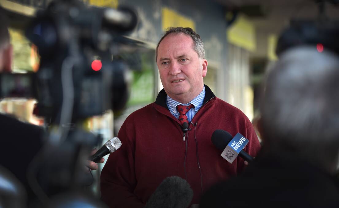 SHOCKED: Barnaby Joyce has called for an investigation into the mistreatment of prisoners at a detention centre. Photo:Geoff O'Neill 260716GOA01