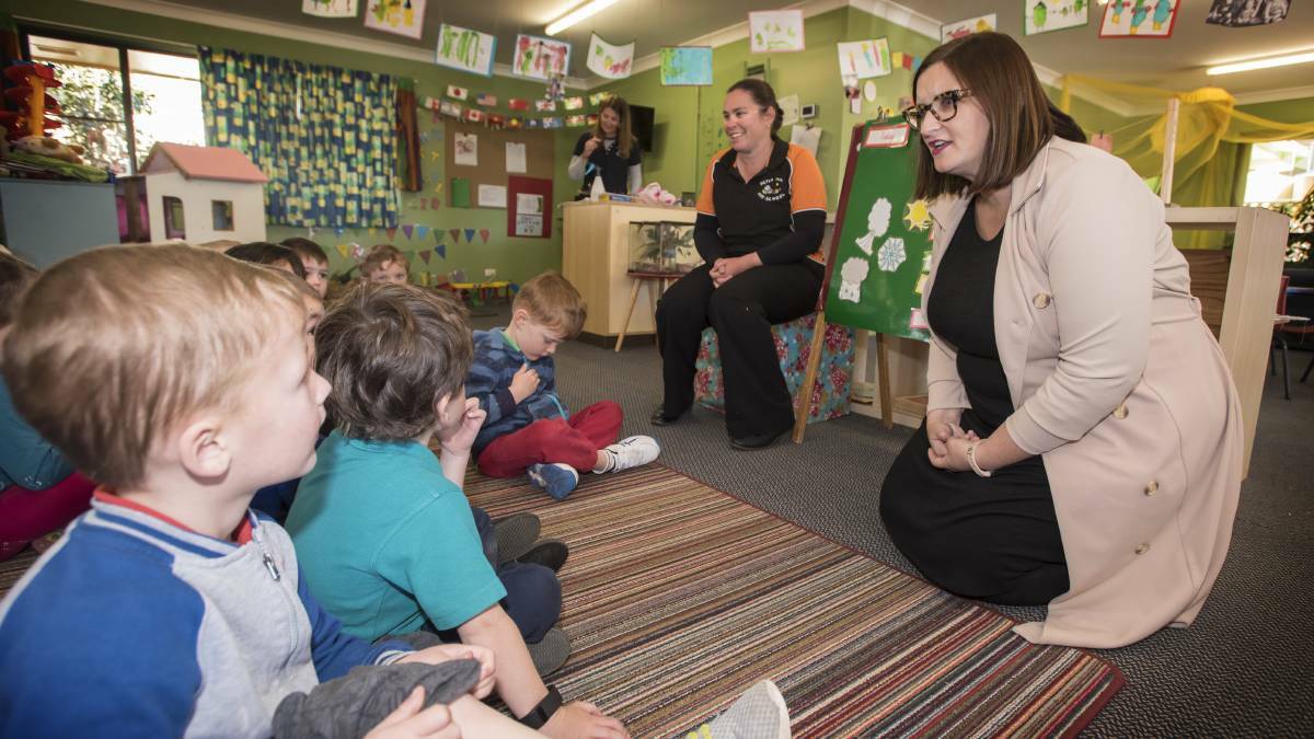 INVESTING IN FUTURE: Minister for Early Childhood Education Sarah Mitchell is proud preschool fees have dropped thanks to the Start Strong Reforms.