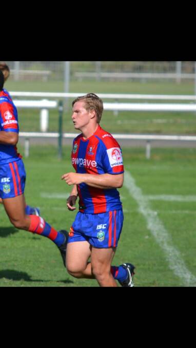 Tough trip to Townsville: Hayden Loughrey and his Newcastle Knights lost 54-12 to North Queensland in the National Youth Competition on Saturday.