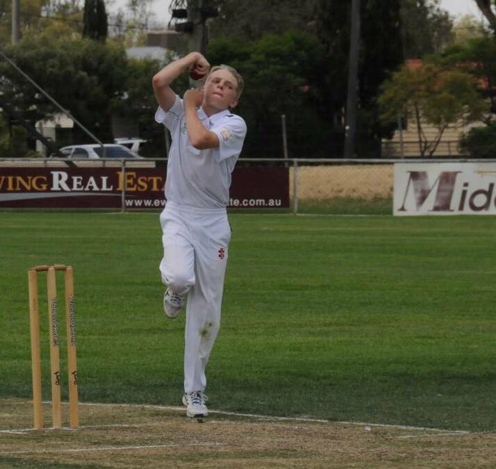 On song: Teenage leg-spinner Will Maggs claimed 5-31 in eight overs as Albion defeated Court House by eight wickets in the GDCA B-grade decider.