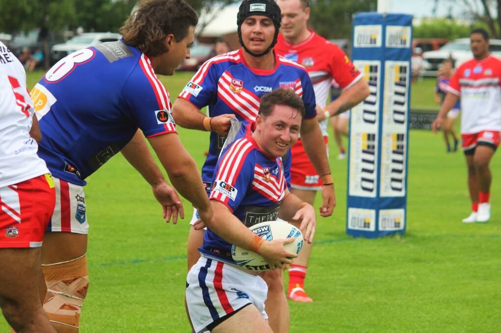 The Gunnedah Bulldogs were impressive in their only trial game of the 2024 preseason on Saturday. Picture by Zac Lowe.