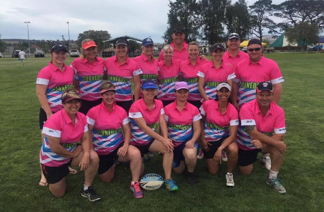 The Gunnedoos team which made the semi-finals in C Division.
