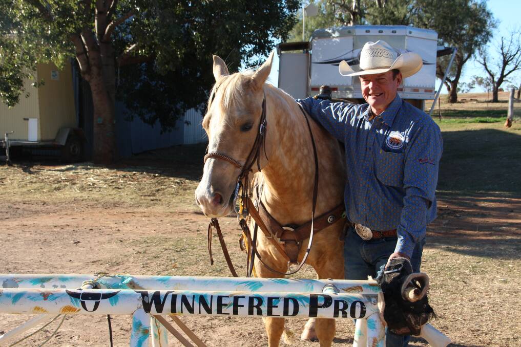 Prestigious: Gunnedah local and Australasian Team Roping Association president Tony Lillyman is looking forward to this weekend's National Finals in Capella.
