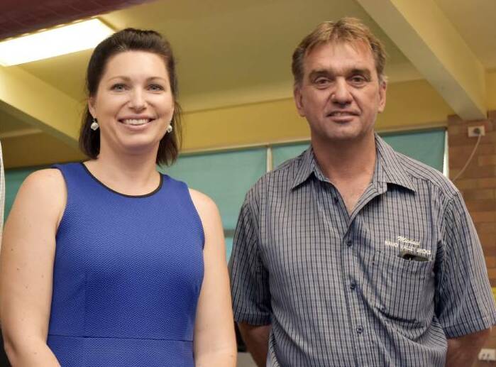 BIG INTEREST: Gunnedah Chamber of Commerce vice-president Stacey Cooke and president Mike Broekman are seeing the benefit from recent trips to China.