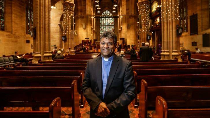 The new Anglican Dean of Sydney Kanishka Raffel. Photo: Dallas Kilponen