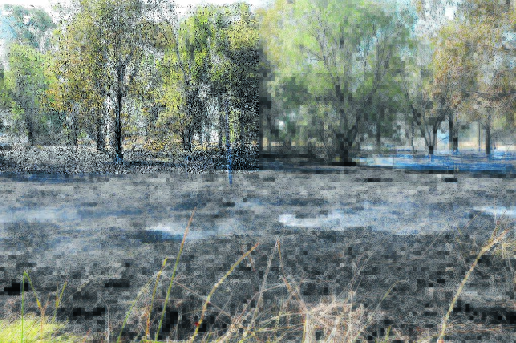 Above: Bushfire season has started and residents have been urged to find out more about bushfire survival plans and equipment.