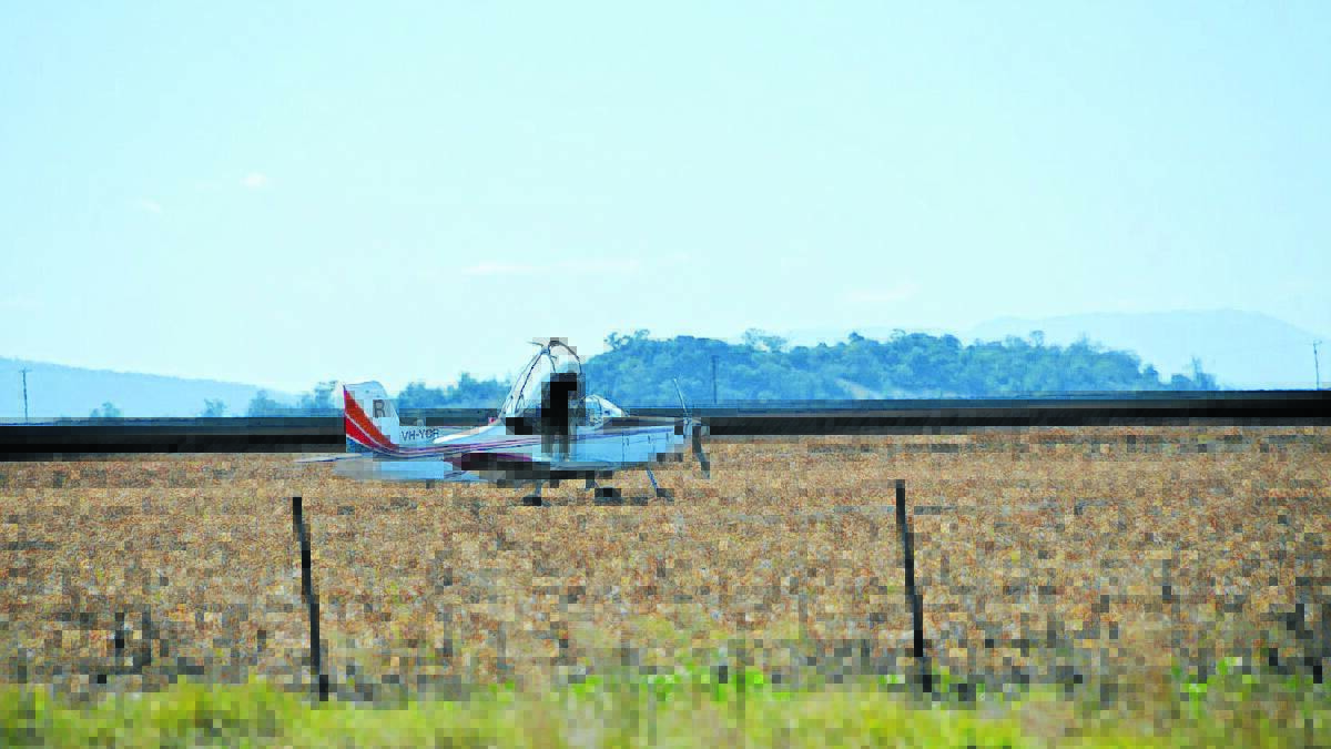 The CT-4B aircraft that made an emergency landing near Gunnedah in June.