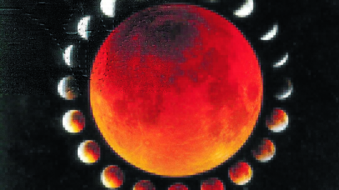 Red moon rising tomorrow