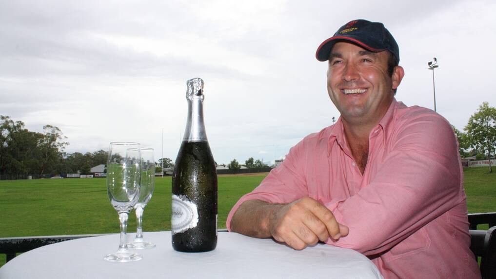 Table for one? Gunnedah Red Devils first grade co-coach Nik Hannaford is ready for the club’s season launch on Friday evening. The toast of the function will be the jersey auction but which number will receive the highest bid?
