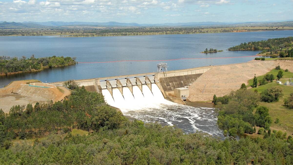 A photo of Keepit Dam in better times.