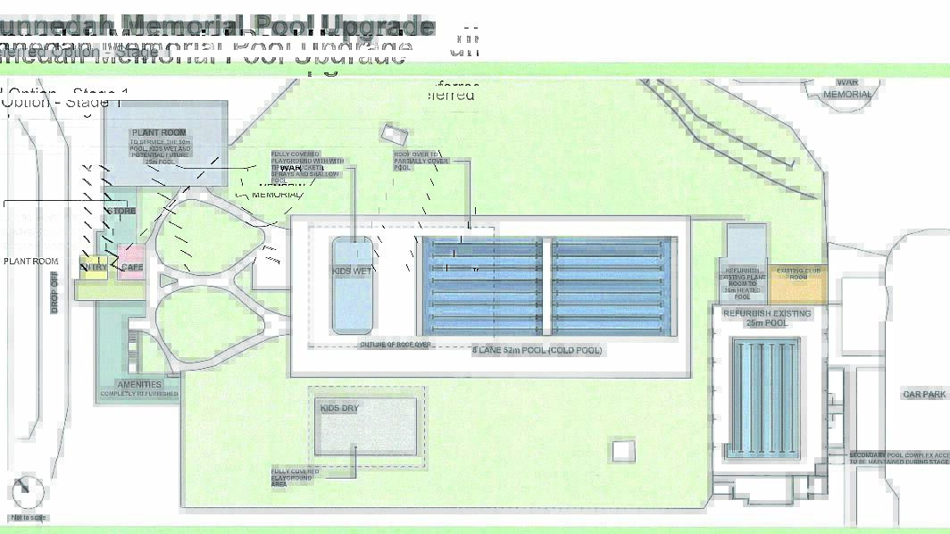The preferred design for Gunnedah’s upgraded public pool.
