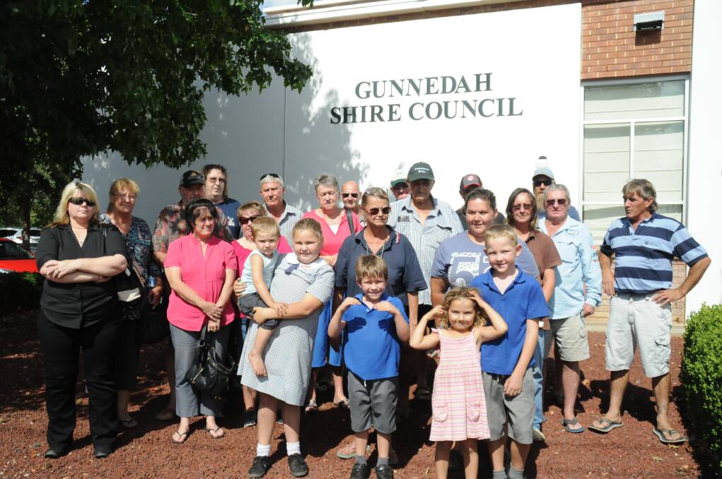 Carroll residents following a meeting with Gunnedah Shire Council in March.