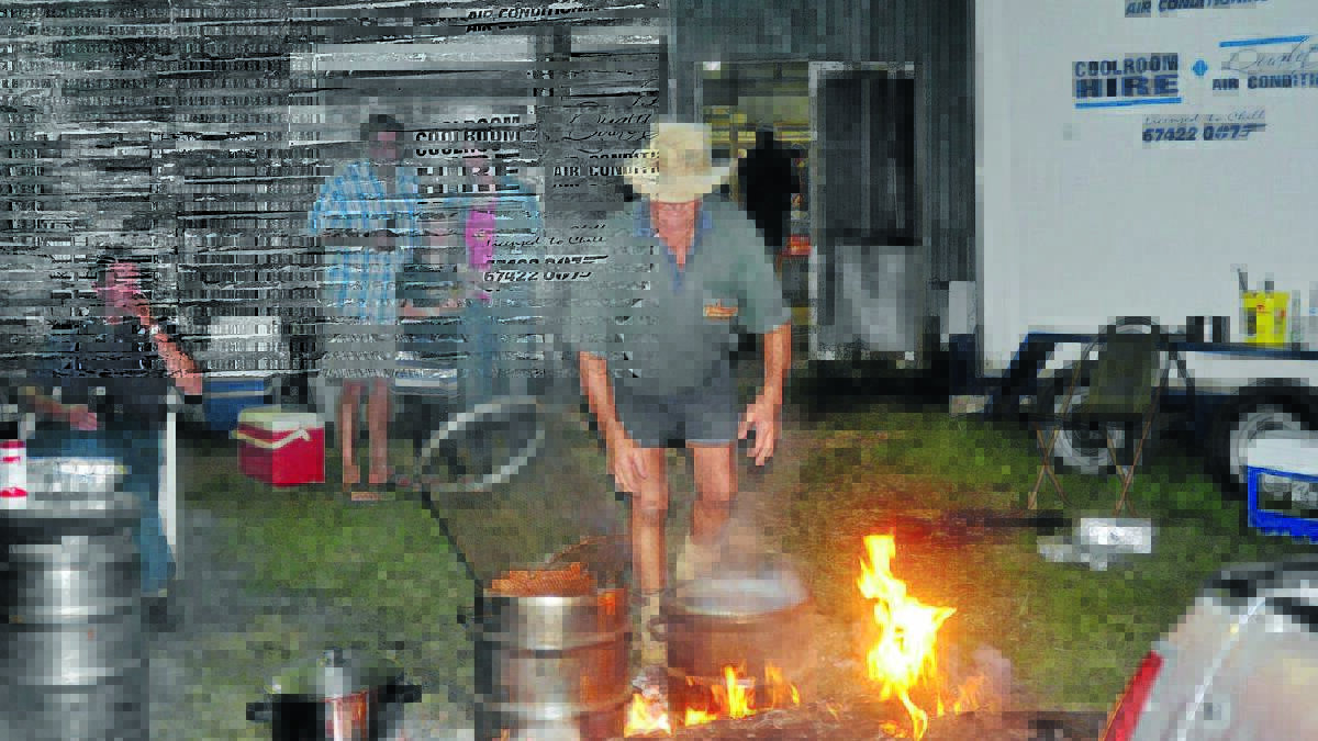Col "Mad Dog" Gillham cooks up a feast.