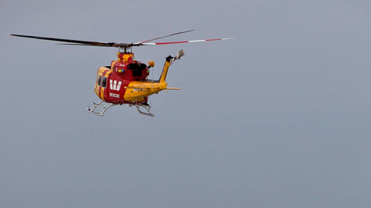Man flown by Westpac chopper to Newcastle after accident near Boggabri