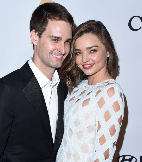 GETTING HITCHED: Miranda Kerr is engaged to Snapchat co-founder Evan Spiegel. The pair announced the news via social media. Photos:Getty Images