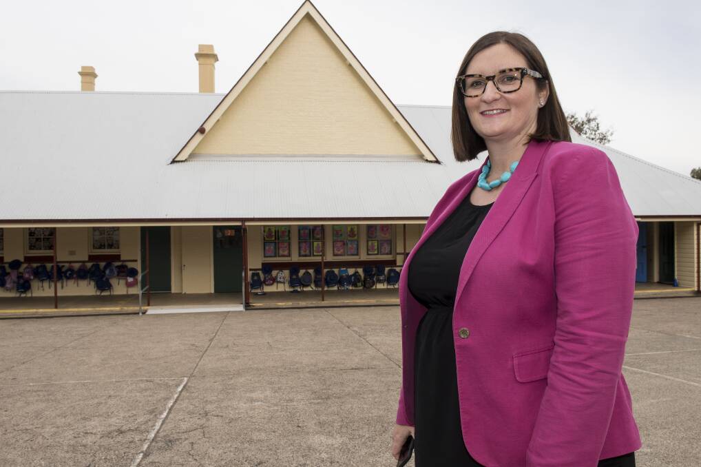 INCLUSIVE: Assistant Minister for Education Sarah Mitchell was in Tamworth on Tuesday where she spoke about students with special needs. Photo: Peter Hardin.