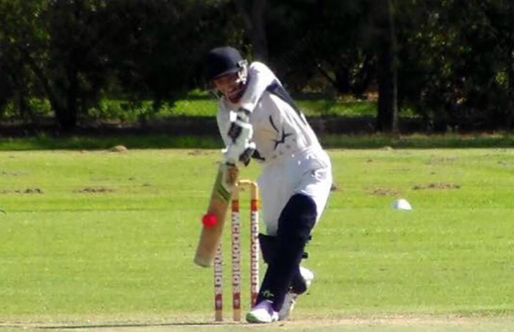 STYLE AND TECHNIQUE: Gunnedah's Zac Clarke will head to Dubbo next week after earning selection in the Cricket NSW State Challenge at under 14 level.