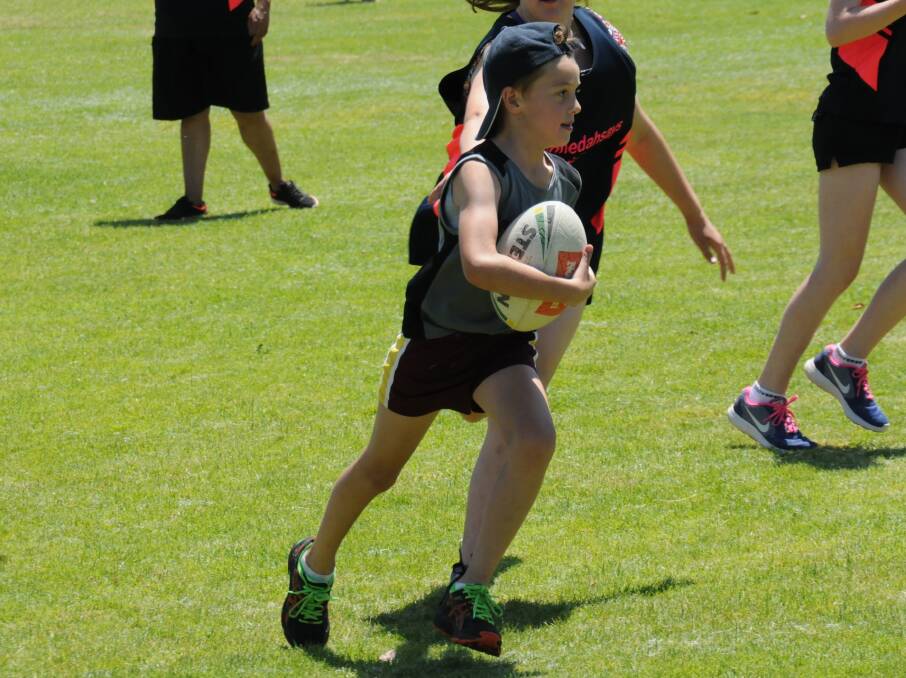 PROLIFIC: Chas Jaeger scored a lot of tries for Next Generation in the hot conditions at Gunnedah's Rugby Park on Saturday.