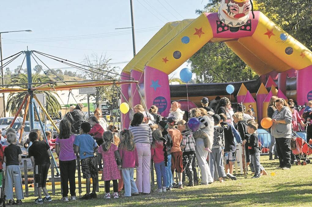 ALL the fun of the fair at Wolseley Park on Sunday, with a jumping castle and merry-go-round.