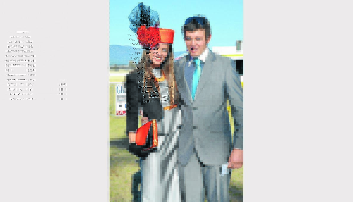 FASHION on the Fields 25 years and under winners stole the show with their impressive outfits. Pictured, Shannon Small, of Gunnedah and Andrew Swain, also of Gunnedah.