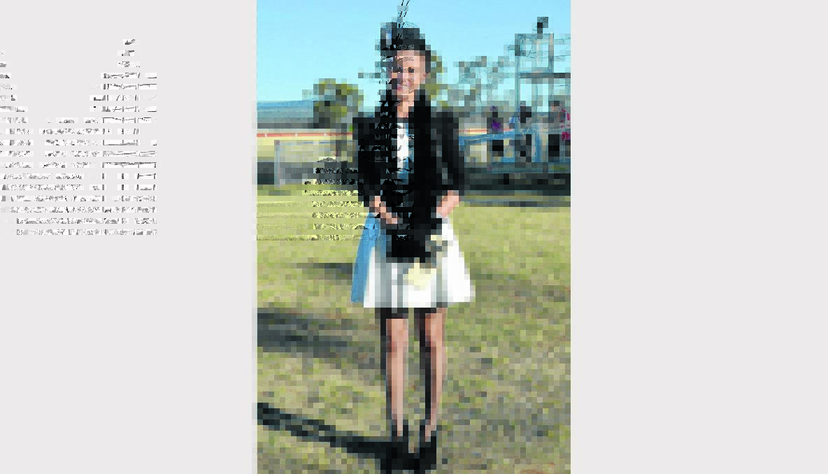 BLACK and white were the colours of the day, with Gemma Yarnold, of Walcha taking out the 26 years and over section of Fashion on the Fields, sponsored by Hassab’s Fashions.