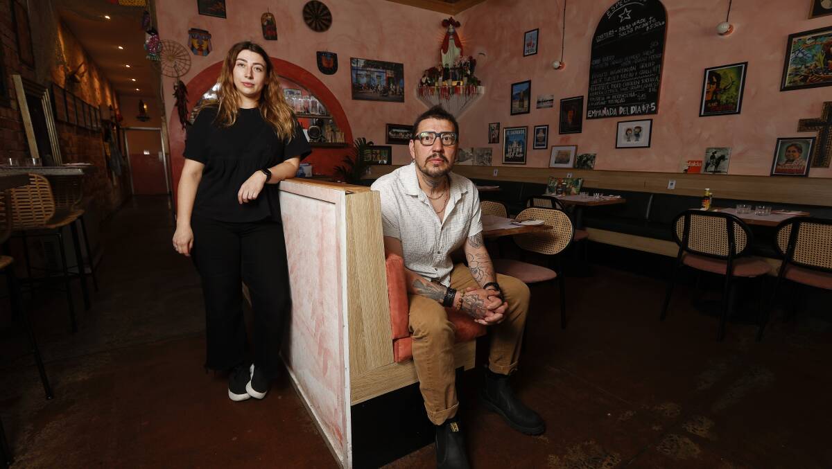 ALMOST ADIOS: Owners of restuarants Meigas and Pancho, Simone Baur-Schmid and Jose Fernandez, take another blow. Picture: Luke Hemer.