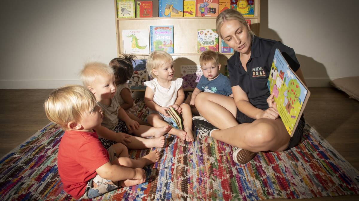 INFLUX: Ekidna Tamworth School of Early Learning childcare worker Rebecca Hunt said more early educators are needed in Tamworth. Photo: Peter Hardin
