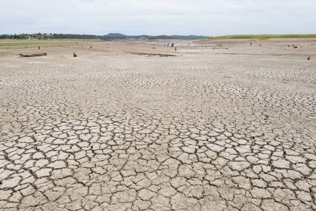 The Tinderbox Drought from 2017 to 2019 brought regional dams like Keepit, pictured above, to their driest levels in history. File picture by Peter Hardin