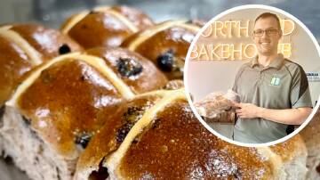 Australia's best hot cross buns are made by regional Victorian bakery, North End Bakehouse Shepparton. Pictures via Facebook/North End Bakehouse Shepparton