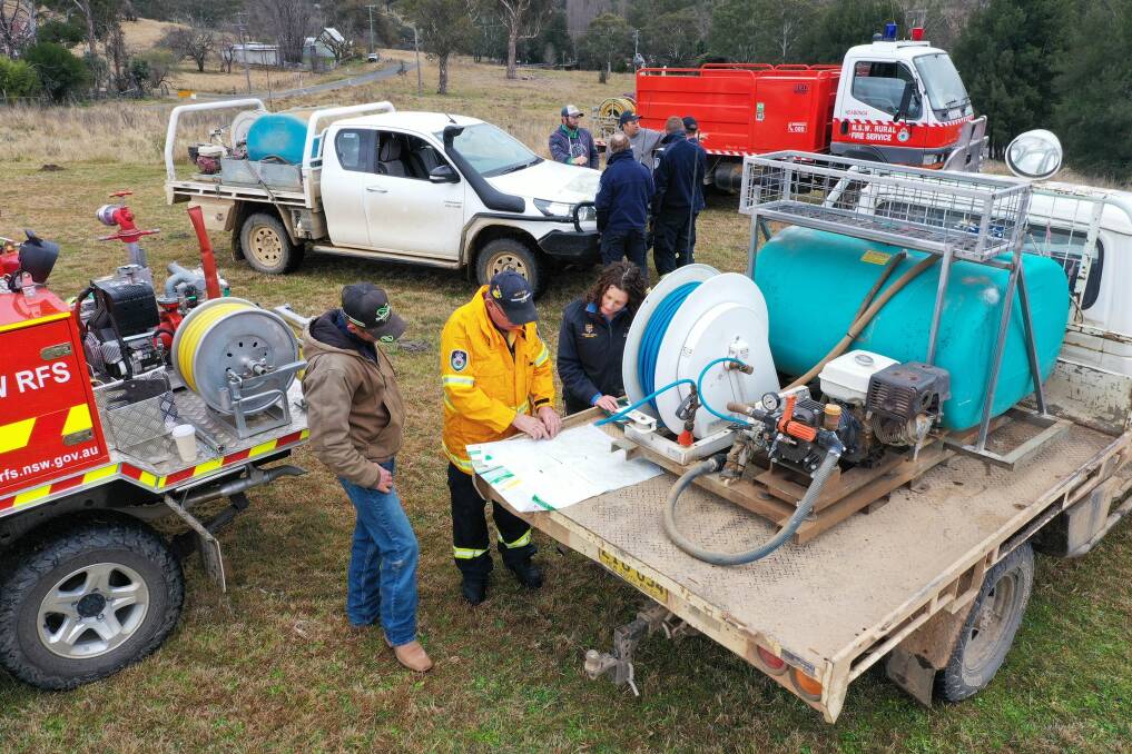 Farmers may drive their unregistered vehicles up to 100 kilometres from their homes to fight fires during the trial. Picture by NSW Rural Fire Service 