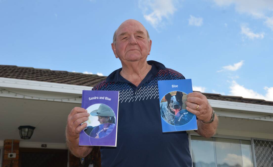 SEQUEL: George Man will launch his second book in a series about a blue cattle dog this Saturday at the Gunnedah Newsagency.