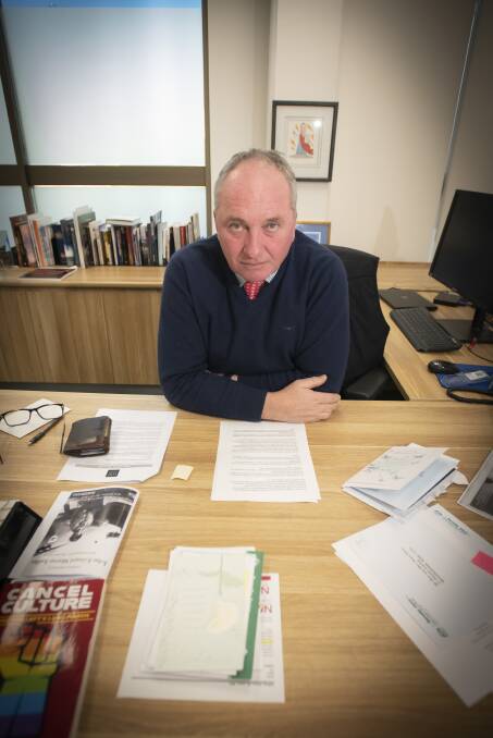 New England MP Barnaby Joyce. Picture from file.